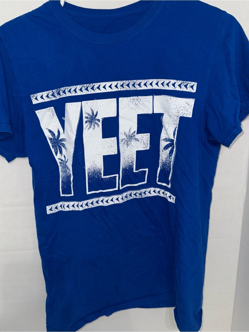WWE YEET Graphic Tee - Blue & White
